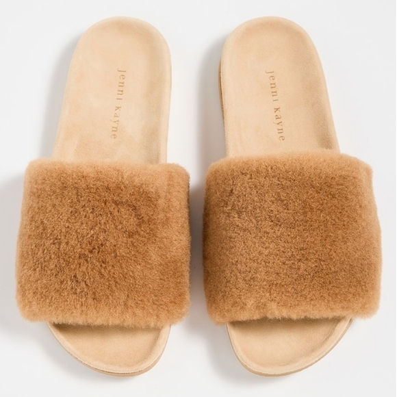🌟  NWOT Jenni Kayne Shearling Slide Sandals - Picture 7 of 16
